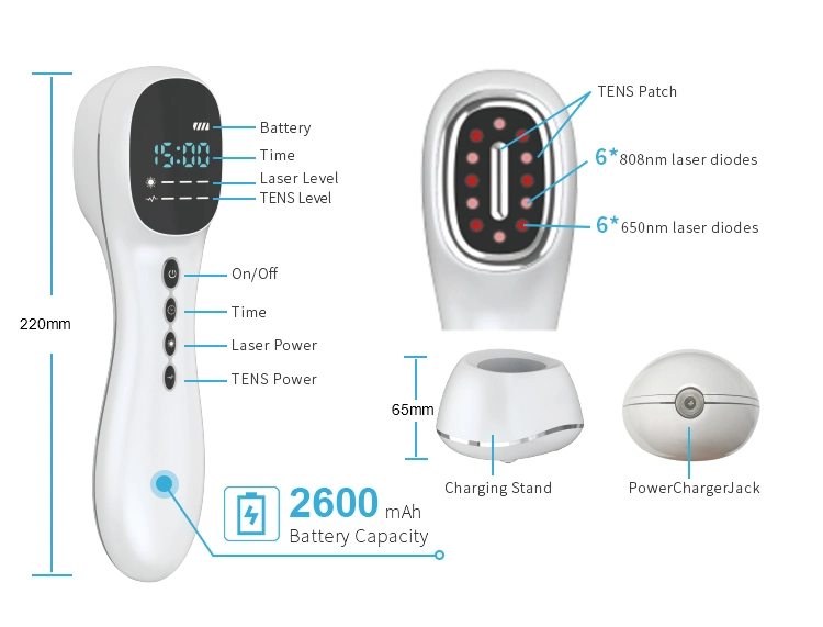 Physical Therapy Joint and Muscle Pain Relief Tens Treatment Device