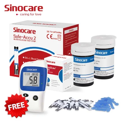 Sinocare Diabetiker-Teststreifen, Genauigkeit, Glukosemessgerät, Blutzuckermessgerät, Glukosemonitor