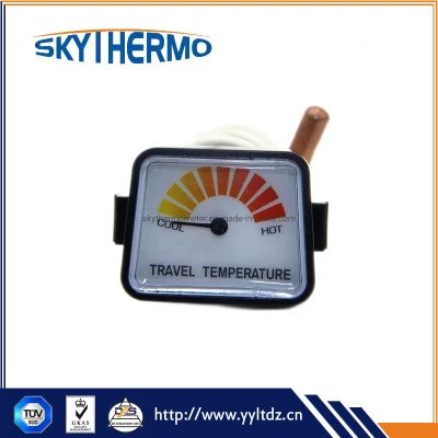 Kapillargehäuse Kunststoff-Kapillarthermometer mit PCV-beschichteter Kapillare